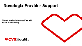 Novologix NCCN Provider Support
