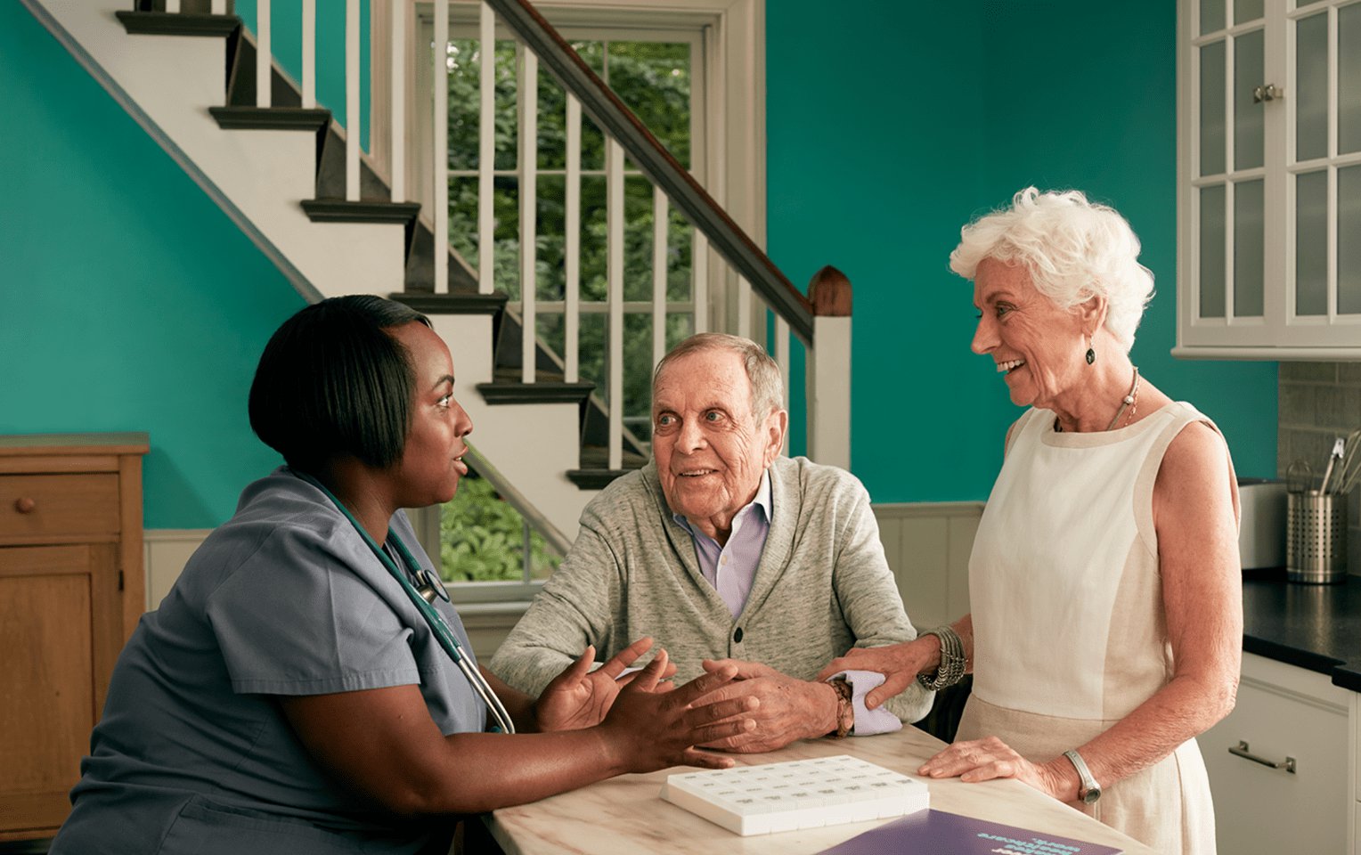 Clover Health care team member discussing Medicare Advantage options with Clover members